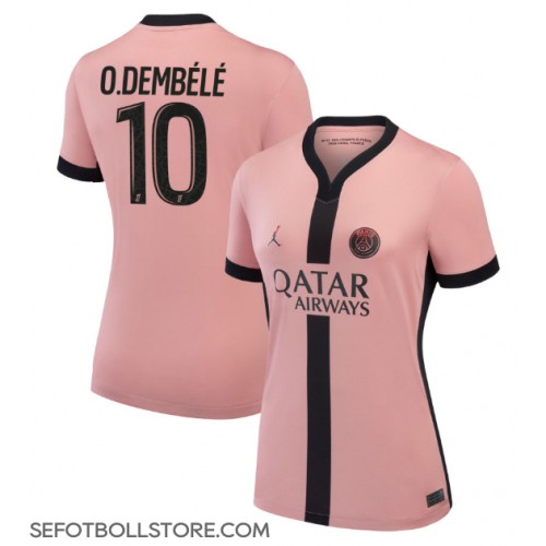 Paris Saint-Germain Ousmane Dembele #10 Replika Tredje Tröja Dam 2024-25 Kortärmad